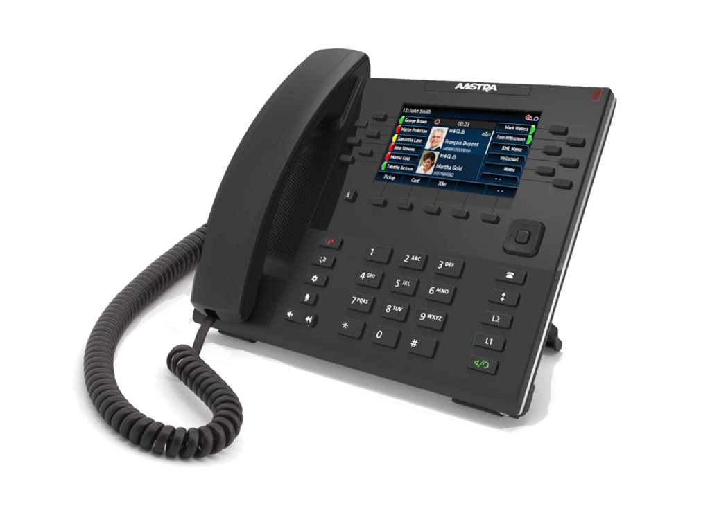 Cloud voice phone set for businesses