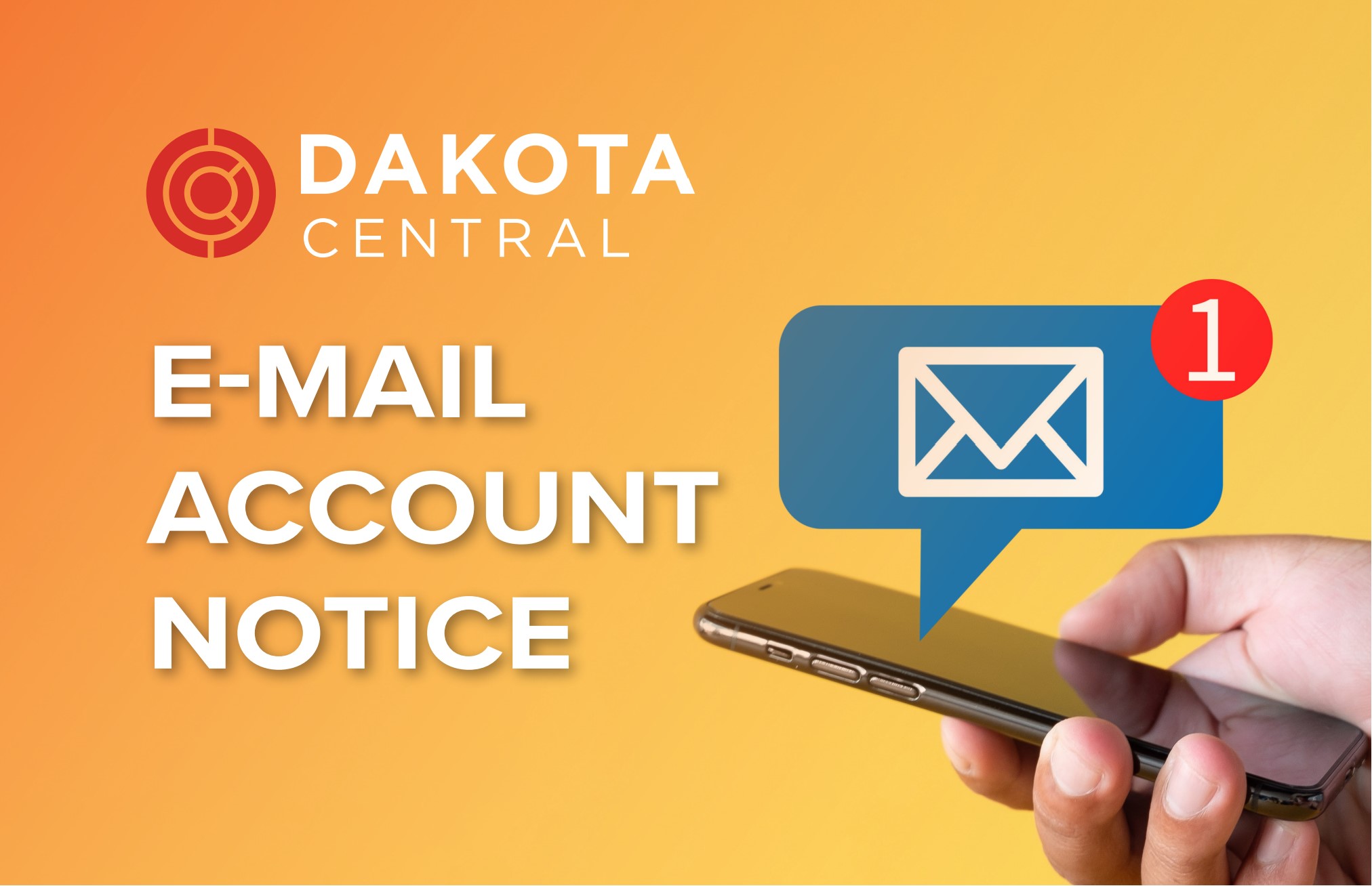 email account notice